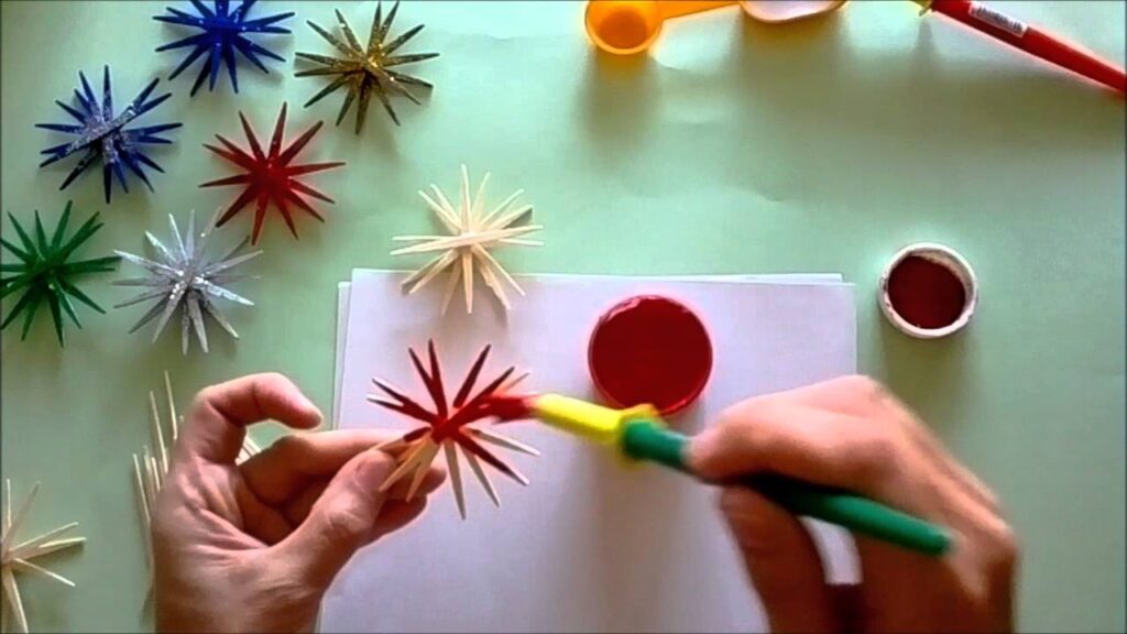 manualidades con palillos de dientes