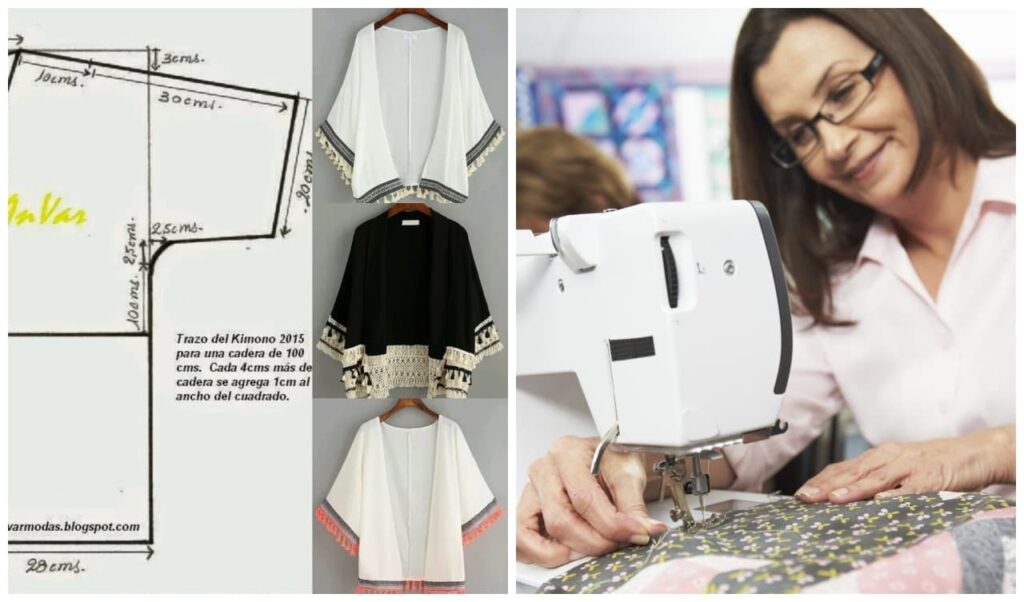 Aprende Como Hacer Patrón De Kimono Paso A Paso