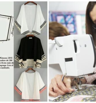 Aprende Como Hacer Patrón De Kimono Paso A Paso