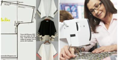 Aprende Como Hacer Patrón De Kimono Paso A Paso