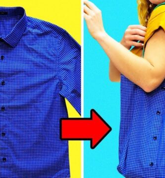 Cómo Hacer Una Bolsa Reutilizable Con Camisa