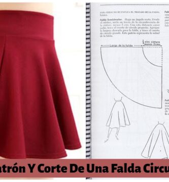 Patrón Y Corte De Una Falda Circular